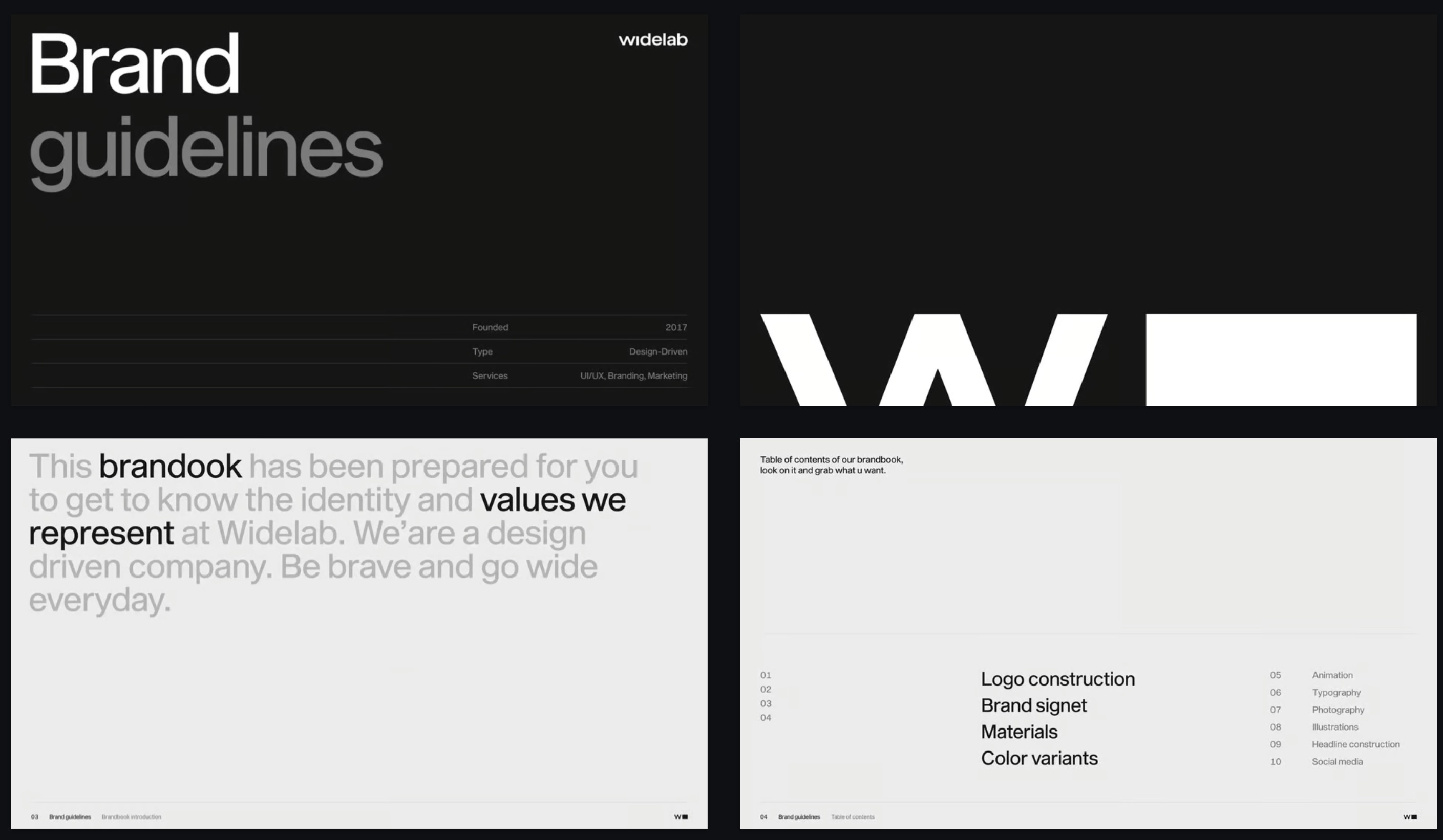 Monochrome Executive cover spread