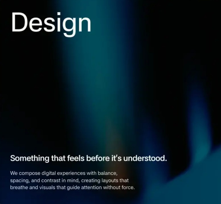 Teal Studio section slides